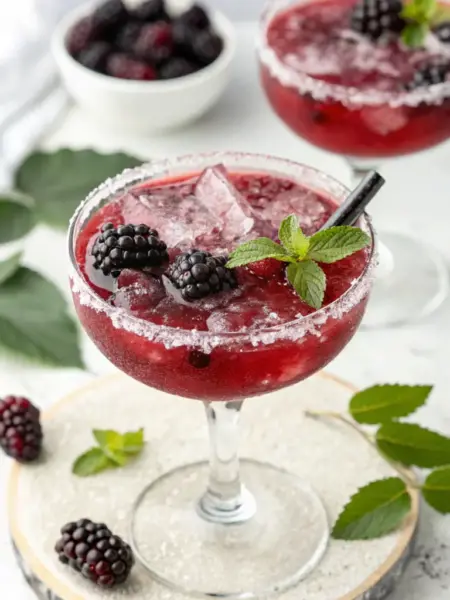 Blackberry Mint Mojito Mocktail