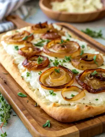 Caramelized Onion and Goat Cheese Flatbread