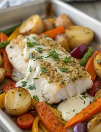 Herb-Crusted Baked Cod