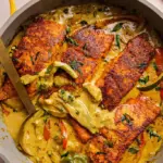 Thai-Inspired Coconut Curry Salmon Soup