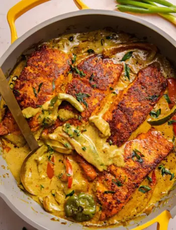 Thai-Inspired Coconut Curry Salmon Soup Thai-Inspired Coconut Curry Salmon Soup