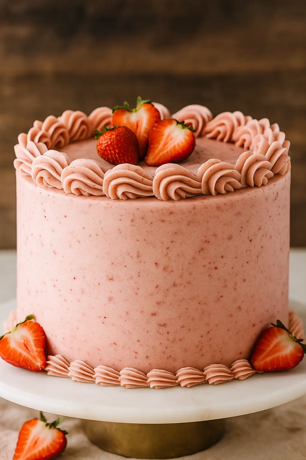 The Best Homemade Strawberry Cake Ever Best Ever Strawberry Cake | Homemade Strawberry Cake | Strawberry Cake Dessert | Strawberry Cake Recipe Easy