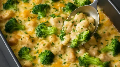 Chicken Broccoli Rice Casserole | Chicken Cheese Broccoli Rice Casserole | Easy Chicken Broccoli Rice Casserole Recipe