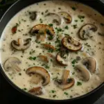 Homemade Cream Of Mushroom Soup | Healthy Mushroom Soup