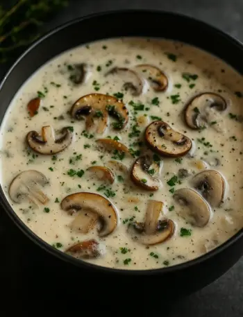 Homemade Cream Of Mushroom Soup | Healthy Mushroom Soup
