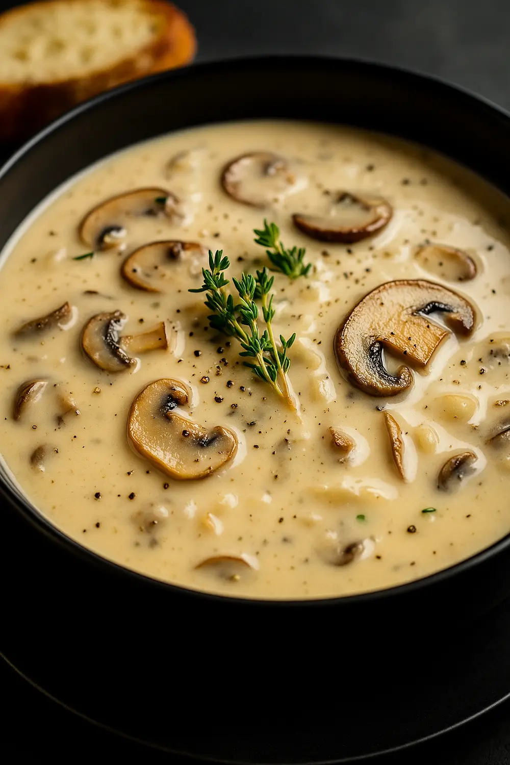 Japanese Homemade Cream of Mushroom Soup Homemade Mushroom Soup | Homemade Cream Mushroom Soup Recipe