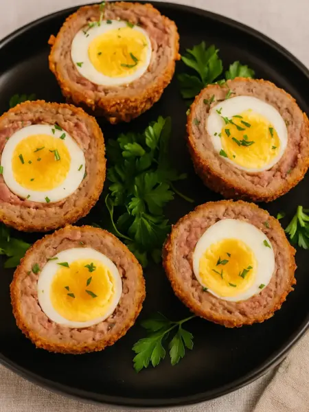 Baked Scotch Eggs Recipe Air Fryer | Traditional Scotch Egg Recipe | Scottish Eggs Air Fryer Recipe | Homemade Scotch Egg Recipe | British Snacks | Scotch Eggs Recipe Baked | Homemade Scotch Eggs Recipe | Scotched Eggs Recipe | Scottish Egg Recipe | How To Make Scotch Eggs
