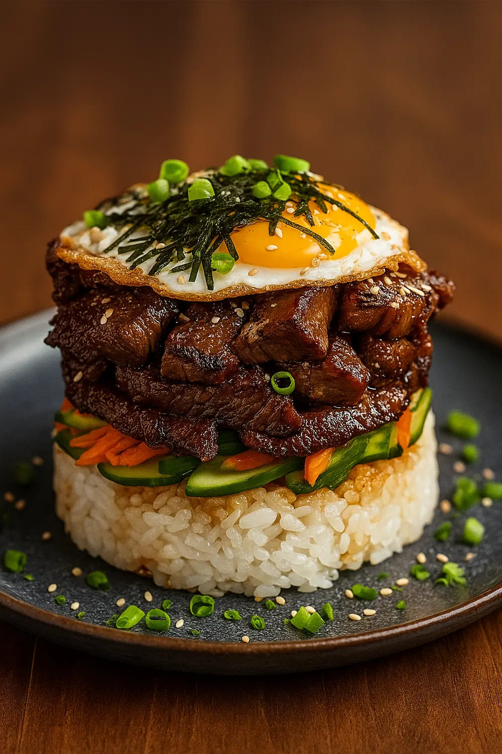 Healthy and Easy Korean BBQ Beef Rice Stack Easy Korean BBQ Brisket With Rice | Healthy Korean Beef Recipes | Korean BBQ Beef Recipe
