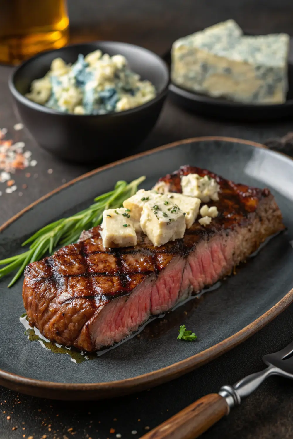 30-Day Carnivore Diet Meal Plan for Beginners New York Strip Steak with Blue Cheese | Simple Carnivore Diet Recipes