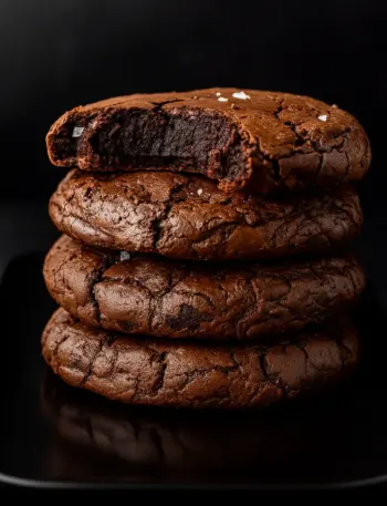 Easy Fudgy Chocolate Brownie Cookies The Best Chocolate Brownie Cookies | Chocolate Brownie Cookies Recipe | Chocolate Ooey Gooey Butter Cookies | Gooey Brownie Cookies | Fudgy Brownie Cookies