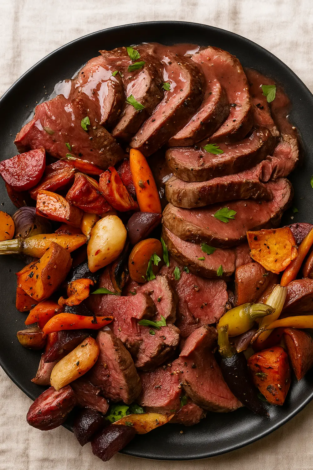 Classic French Chateaubriand Steak With Red Wine Sauce classic-french-chateaubriand-steak-with-red-wine-sauce