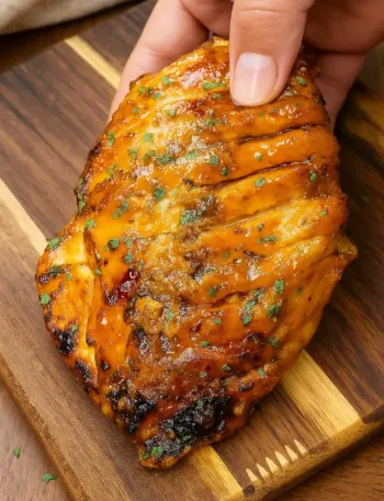 Easy Air Fryer Chicken Breast Recipe Juicy, easy air fryer chicken breast recipe baked with honey and garlic.