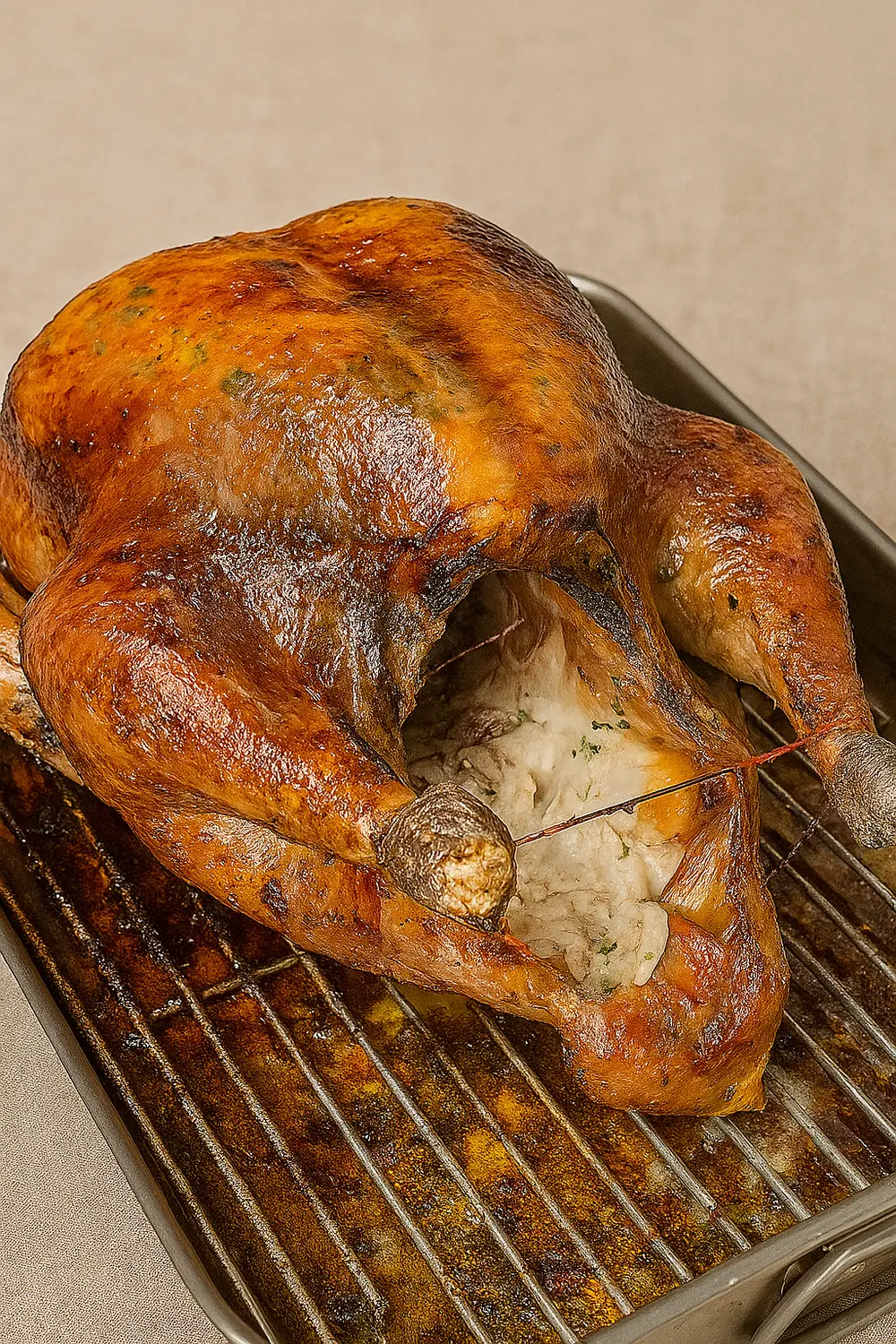 Oven Roasted Turkey Recipe for Festive Holidays The best Christmas turkey roast recipe featuring juicy roast turkey with savory stuffing, a perfect showstopper for your Christmas dinner.