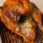 Easy oven roasted turkey recipe featuring a succulent, juicy roast turkey that’s tender on the inside with beautifully crisp skin, perfect for Thanksgiving, Easter, or Christmas dinner.