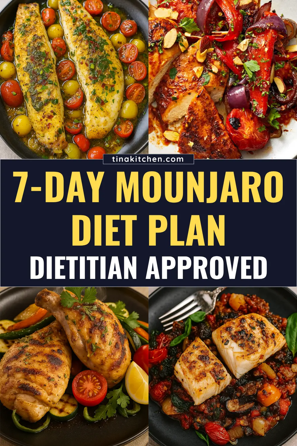 A Free 7 day Mounjaro diet plan designed to complement individuals on Mounjaro treatment.