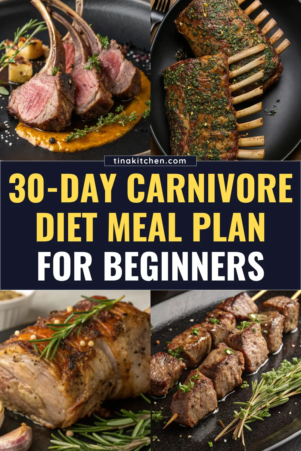 Free 30-day carnivore meal plan featuring high-protein animal based recipes for optimal energy and fat loss.