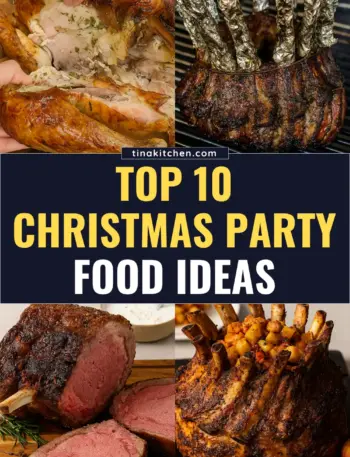 Discover the best Christmas party food ideas for a buffet and dinner that are easy to prepare and delicious.