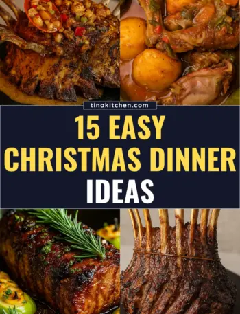 15 Easy Christmas Dinner Ideas Discover easy Christmas dinner ideas like crown roast of pork, chicken luwombo, pork loin roast, and crown lamb roast, perfect for a simple yet elegant celebration.